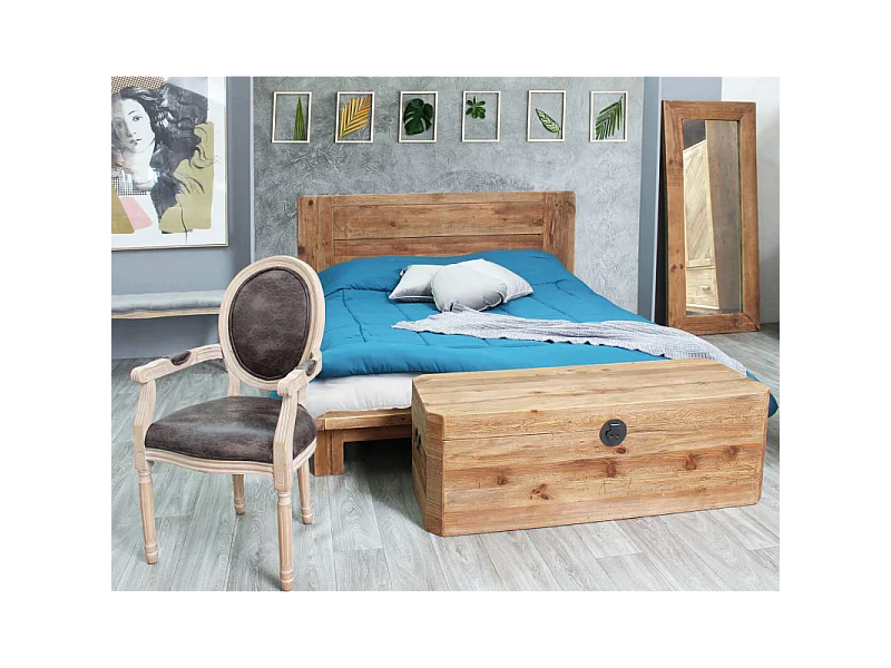 Set di 2 POLTRONE CONSTANCE IN ECOPELLE NERA