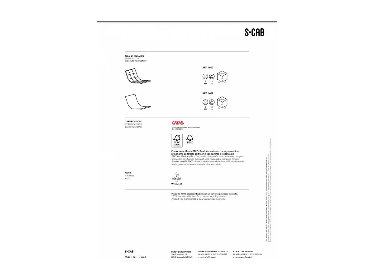 SEDUTA DRESS CODE SMART PER INDOOR MADE IN ITALY SCAB DESIGN