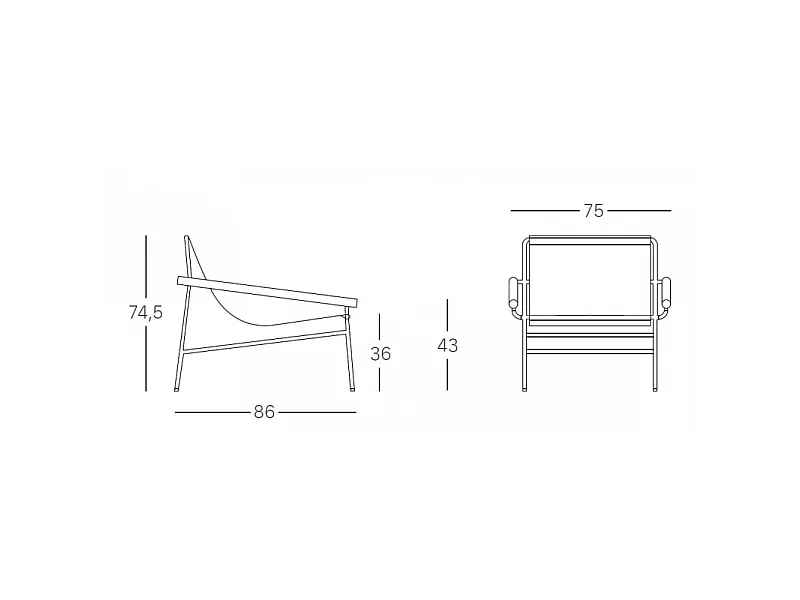 SEDUTA DRESS CODE SMART PER INDOOR MADE IN ITALY SCAB DESIGN