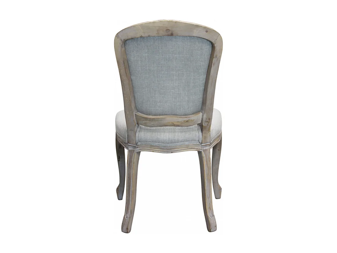 Set di 2 SEDIE ROMY IN TESSUTO GRIGIO