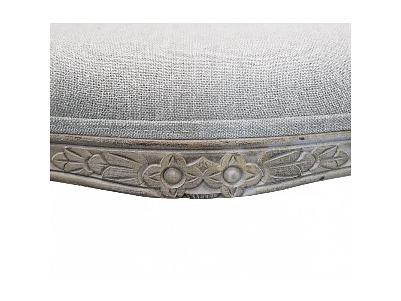 Set di 2 SEDIE ROMY IN TESSUTO GRIGIO