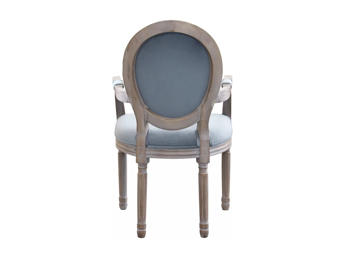 Set di 2 POLTRONE CONSTANCE IN VELLUTO GRIGIO