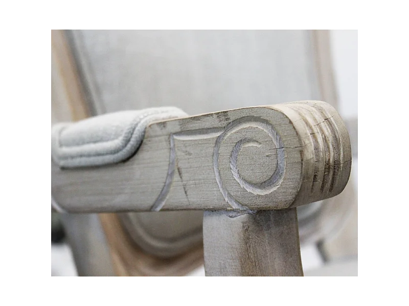 Set di 2 POLTRONE ROMY IN TESSUTO GRIGIO