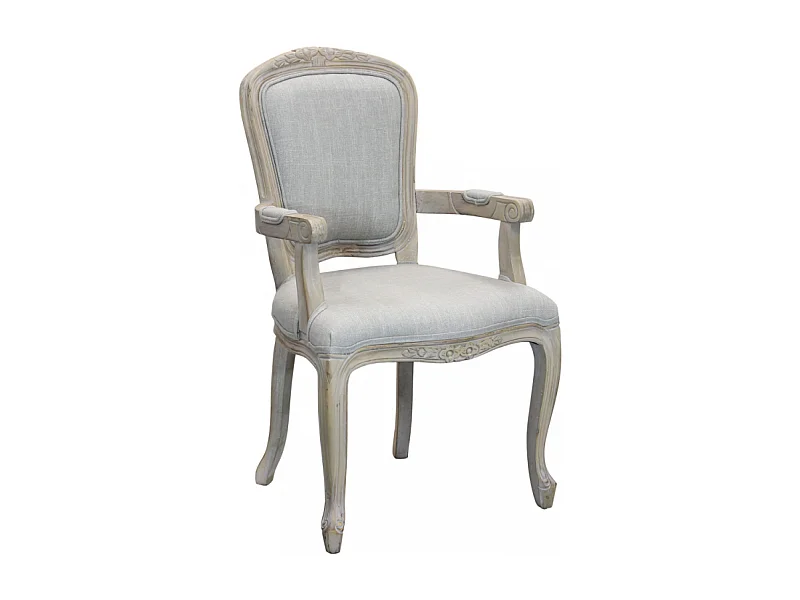 Set di 2 POLTRONE ROMY IN TESSUTO GRIGIO