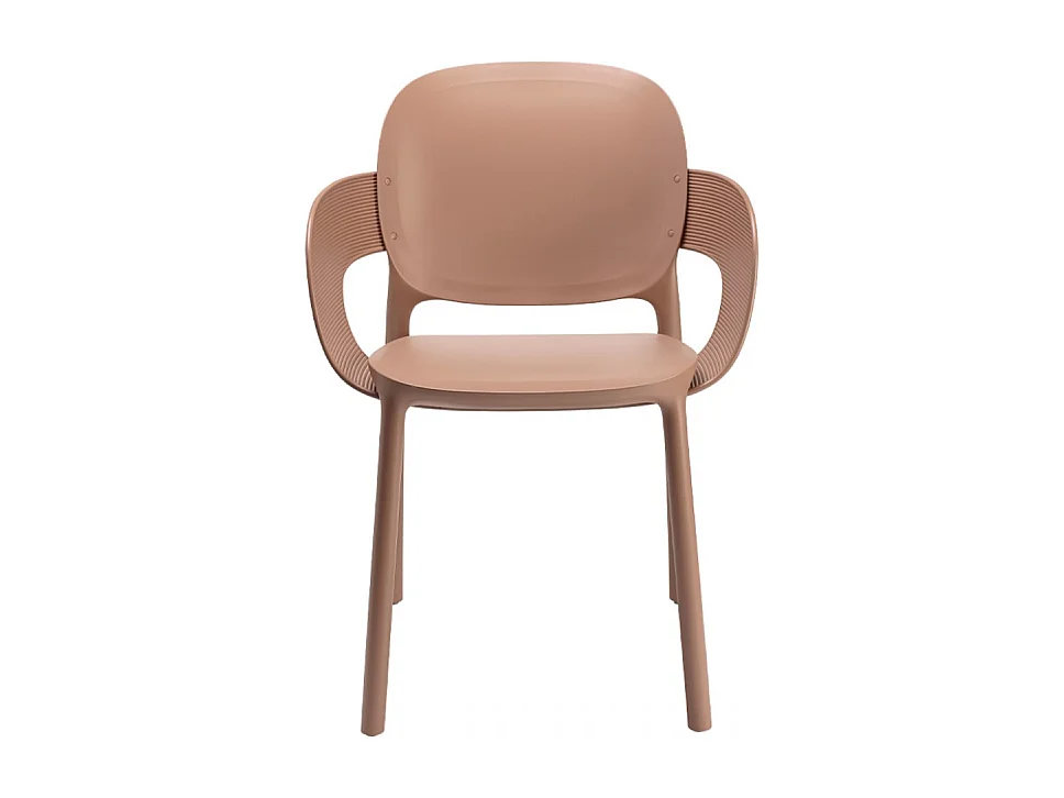 SET 4 POLTRONE HUG TECNOPOLIMERO DA POST CONSUMO INDUSTRIALE SCAB DESIGN - CARAMEL 17