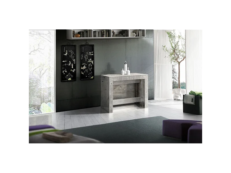 Console Estendibile Pratika – 52cm fino a 3 metri – Cemento