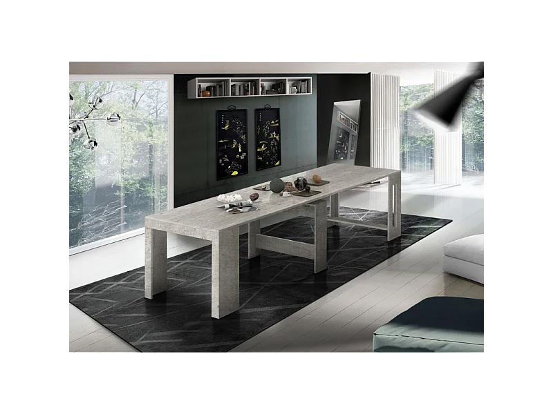 Console Estendibile Pratika – 52cm fino a 3 metri – Cemento