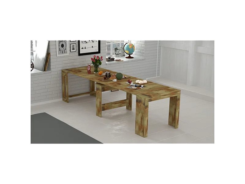 Console Estendibile Pratika – 52cm fino a 3 metri – Acero