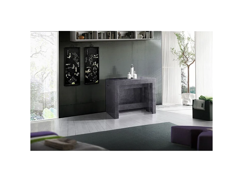 Console Estendibile Pratika – 52cm fino a 3 metri – Ardesia