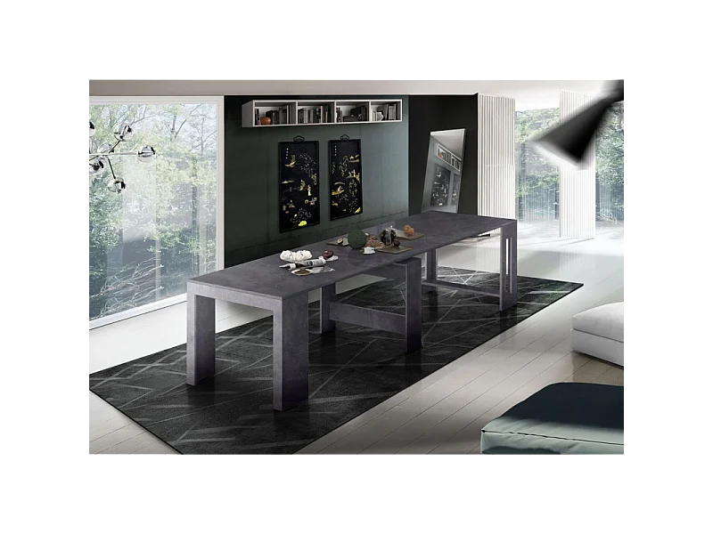 Console Estendibile Pratika – 52cm fino a 3 metri – Ardesia