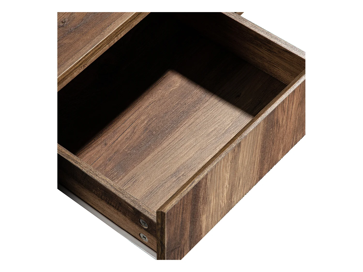 Mesa de centro com compartimentos de armazenamento de dupla face, mesa de sofá para sala de estar, madeira + preto e cinza