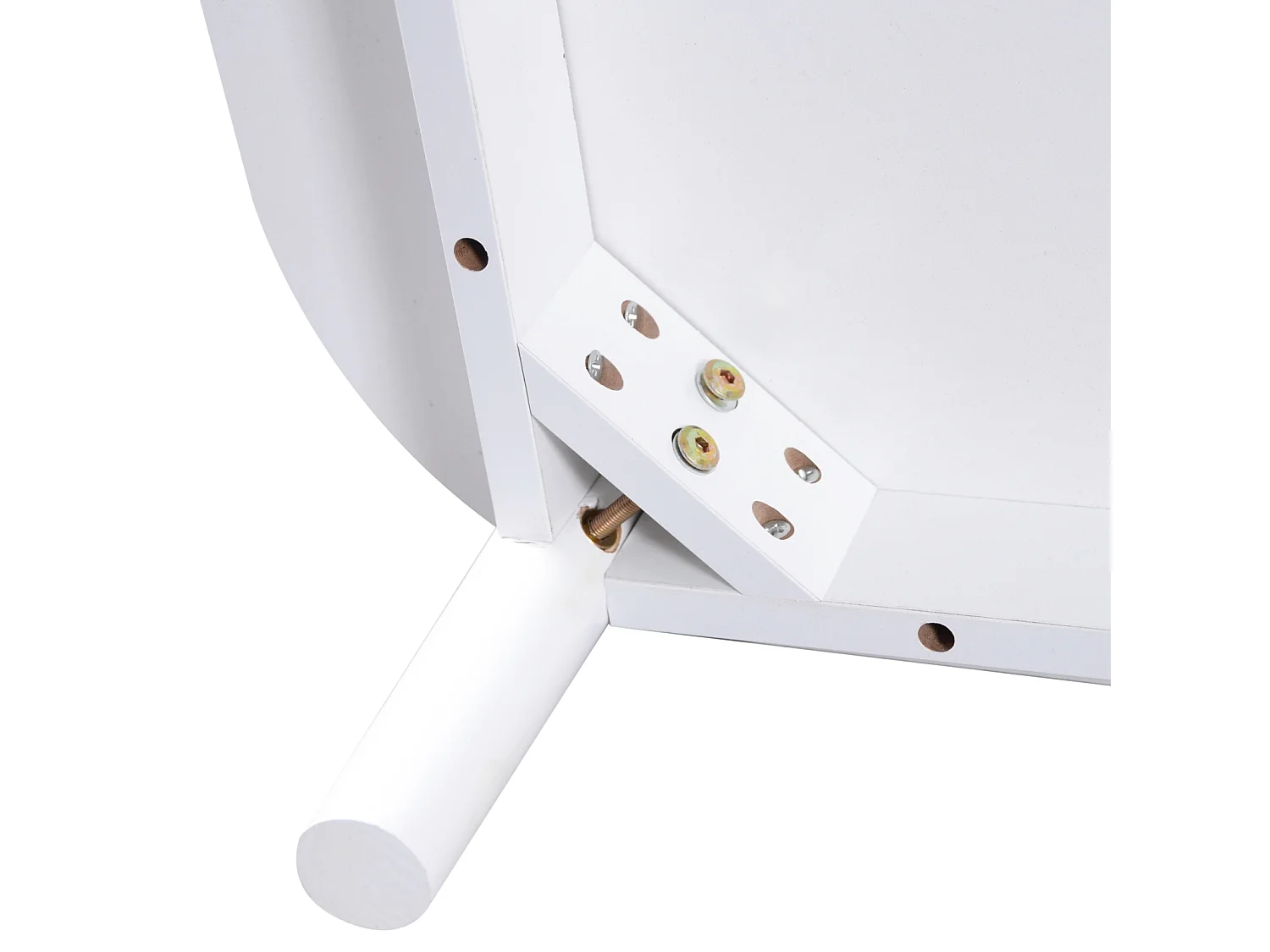 Mesa de centro con cajones y puertas correderas, mesa de salón con espacios de almacenamiento, color blanco.