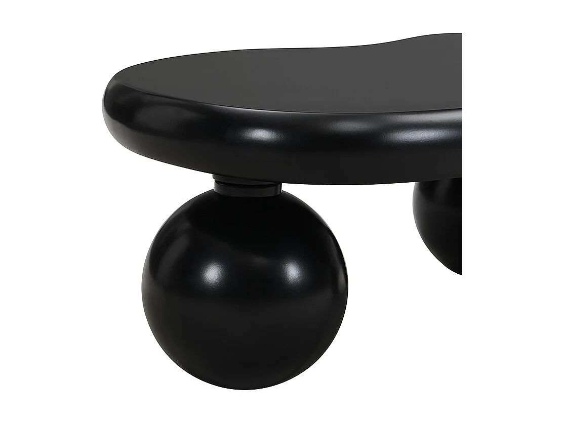 Mesa de centro com design de nuvem e LED, formato original, tampo iluminado estilo nuvem, preto e branco