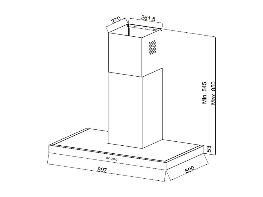 Samet cappa Tena 90 colore nero