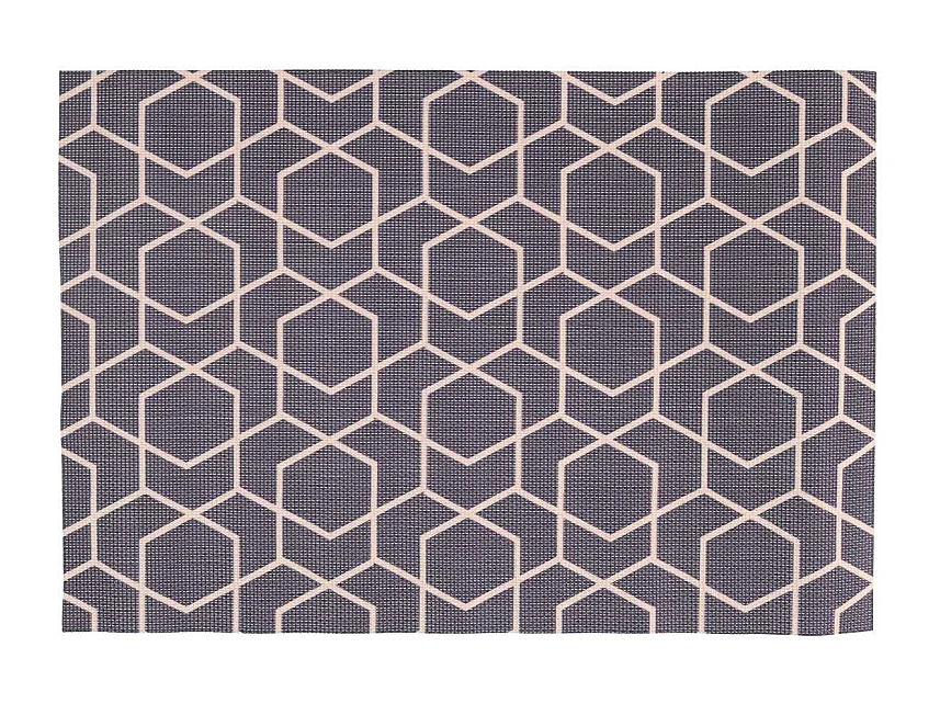 Tovaglietta plastica confezione 4pz rombi viola cm45x30