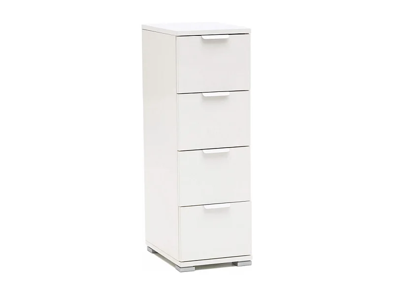 CASSETTIERA 4 CASSETTI BIANCA