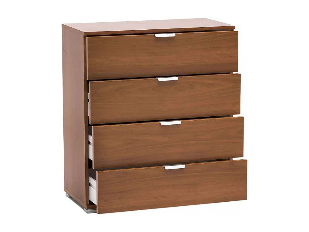 MOBILETTO 4 CASSETTI TINTA NOCE