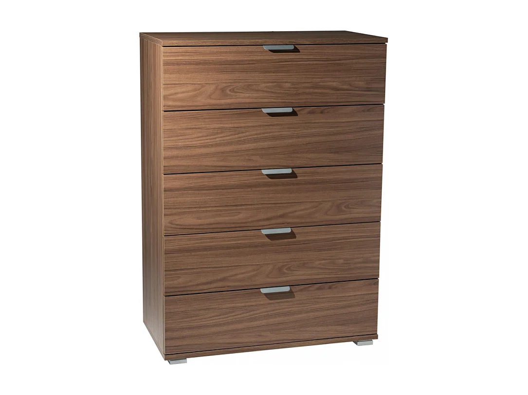 MOBILETTO 5 CASSETTI TINTA NOCE