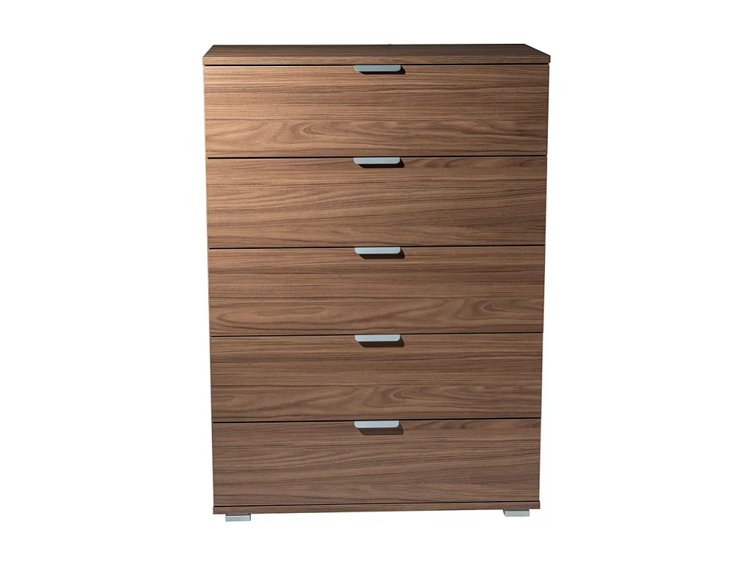 MOBILETTO 5 CASSETTI TINTA NOCE