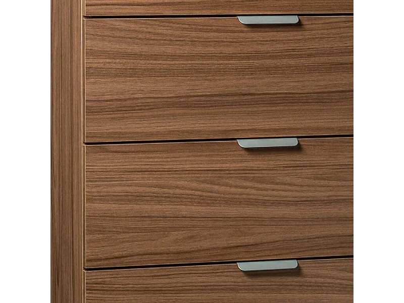 MOBILETTO 5 CASSETTI TINTA NOCE