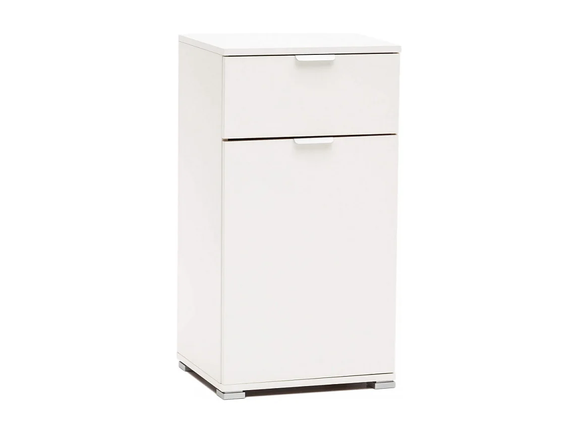 MOBILETTO CON 1 ANTA E 1 CASSETTO BIANCA