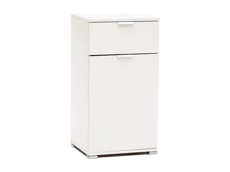 MOBILETTO CON 1 ANTA E 1 CASSETTO BIANCA