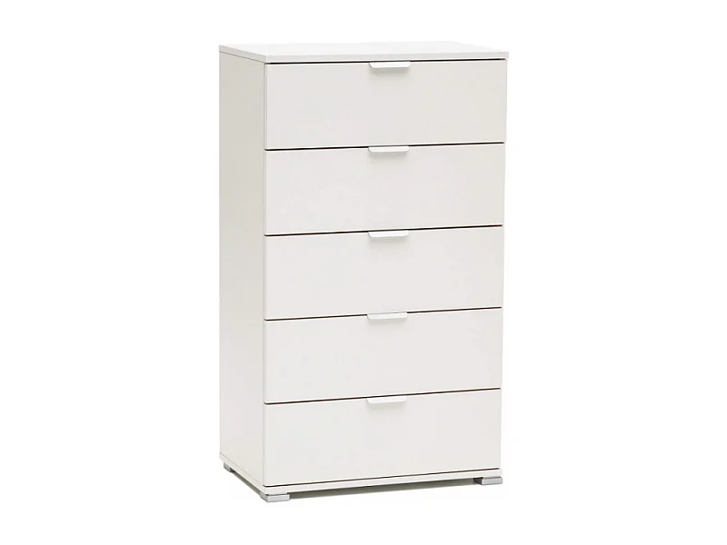 CASSETTIERA 5 CASSETTI BIANCA