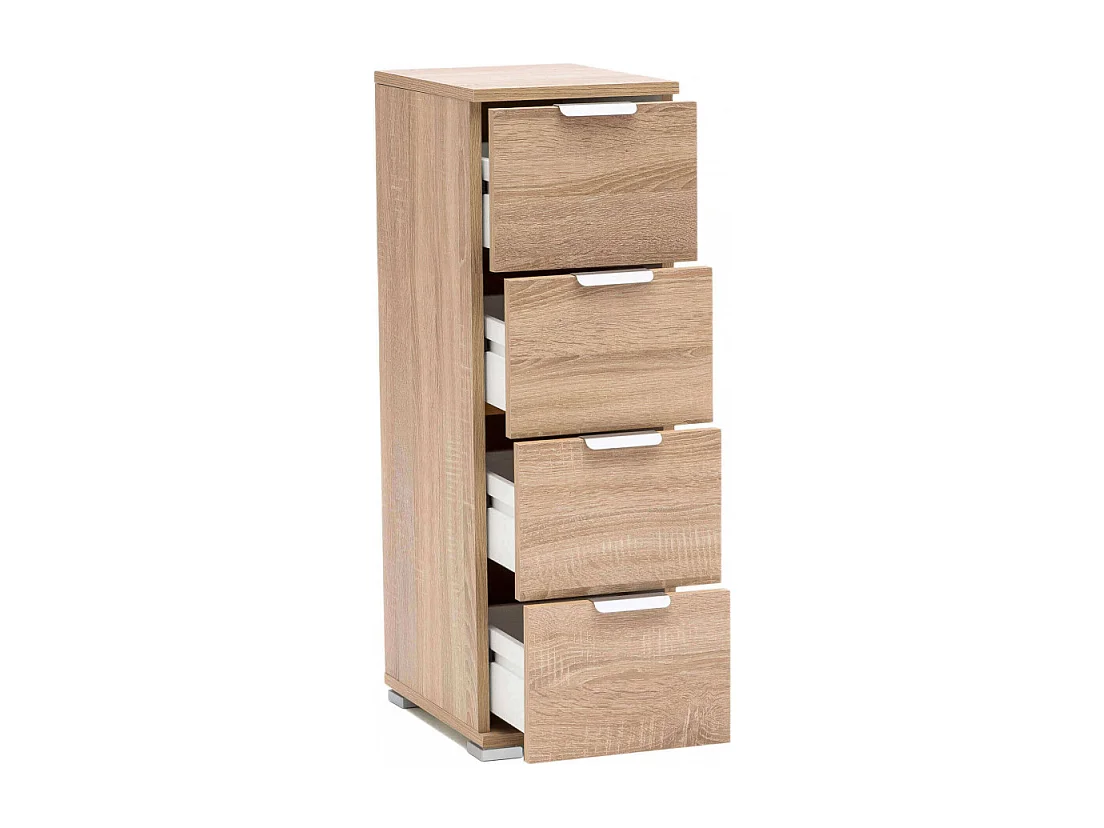 CASSETTIERA 4 CASSETTI NATURALE