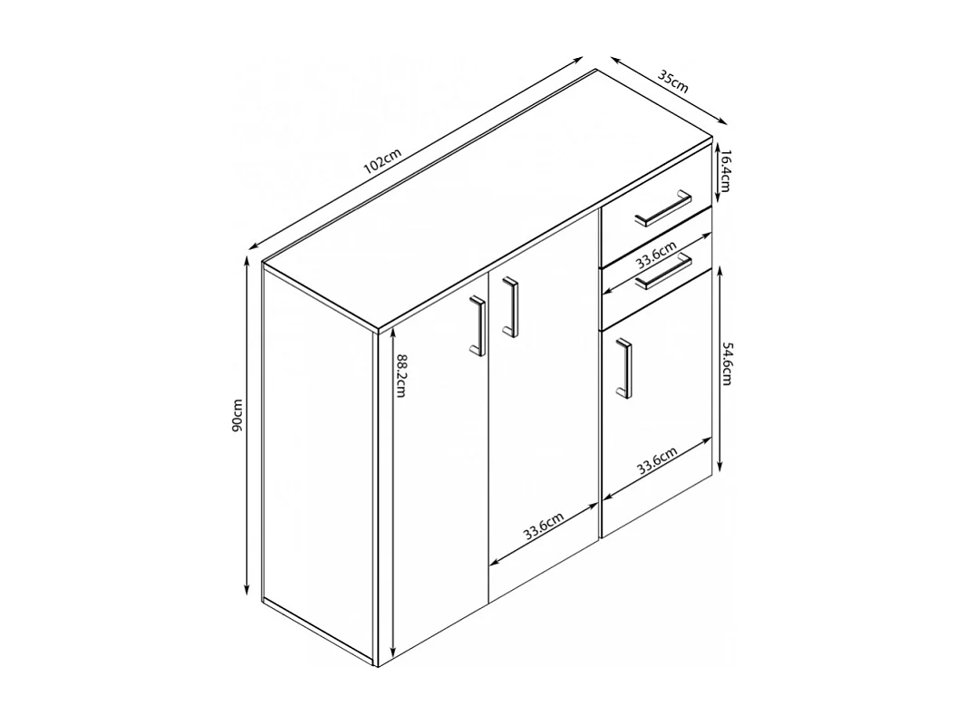 MOBILE FLEXI QUERCIA CHIARO