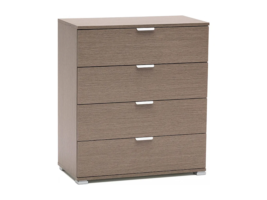 MOBILETTO 4 CASSETTI ROVERE GRIGIO