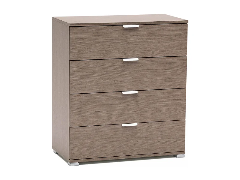 MOBILETTO 4 CASSETTI ROVERE GRIGIO