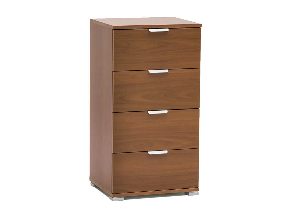 MOBILETTO 4 CASSETTI TINTA NOCE