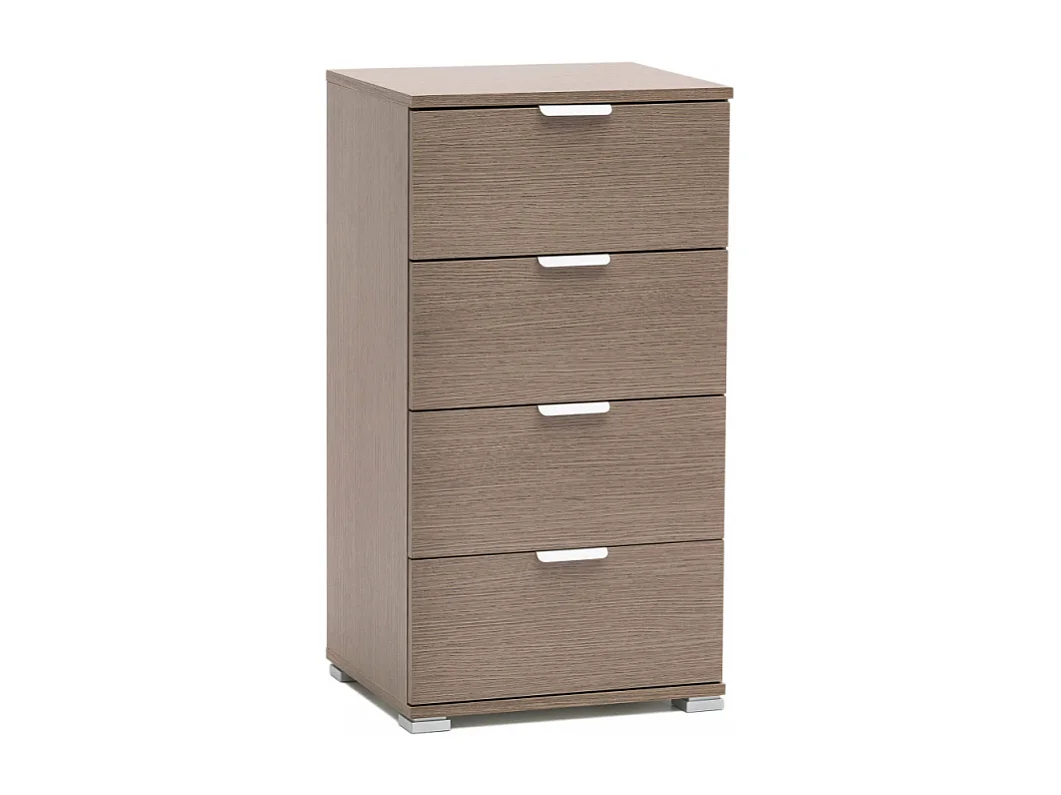 MOBILETTO 4 CASSETTI ROVERE GRIGIO