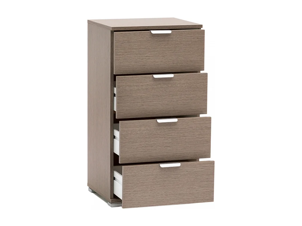 MOBILETTO 4 CASSETTI ROVERE GRIGIO