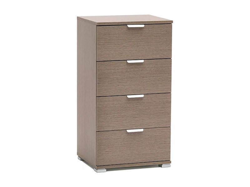 MOBILETTO 4 CASSETTI ROVERE GRIGIO