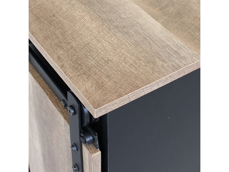 MOBILE IN LEGNO E FERRO YVAN