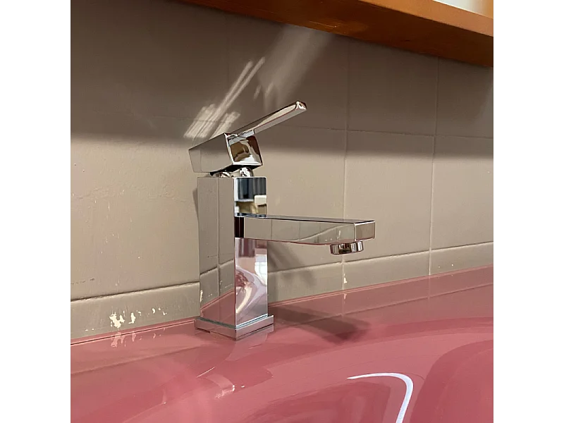 Miscelatore bagno Quadra lavabo cromato