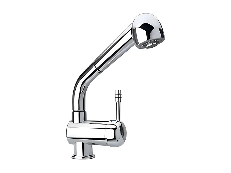 Miscelatore monoforo lavello doccia estraibile Paini 64CR566 cromato