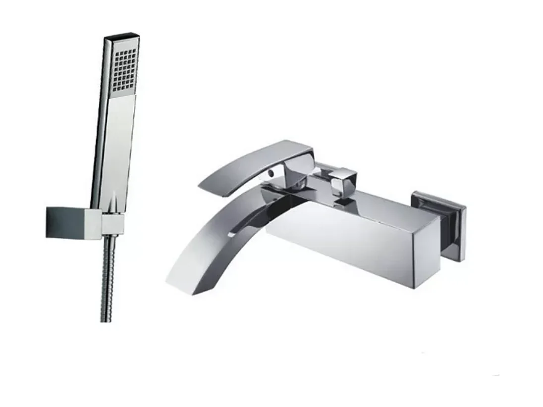 Miscelatore doccia esterna cromato Riga