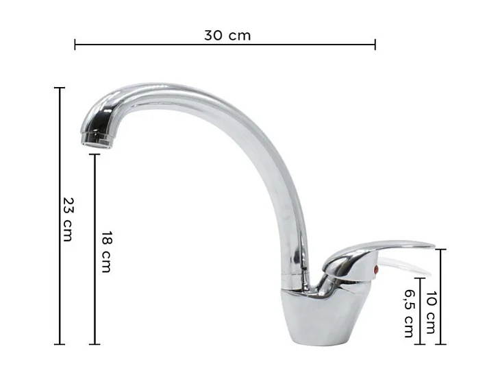 Miscelatore Ginevra canna alta colore avena