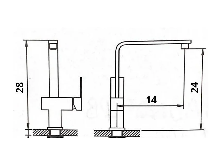 Miscelatore cucina Supreme inox