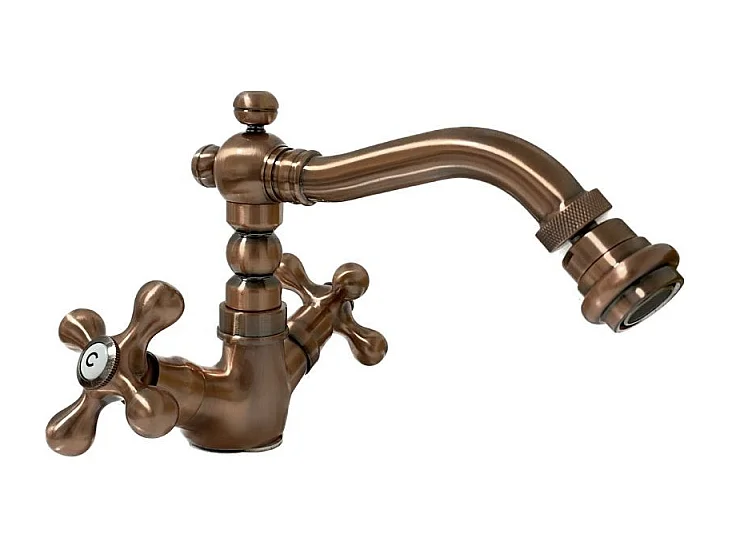 Miscelatore Lecce Classic per bidet rame antico
