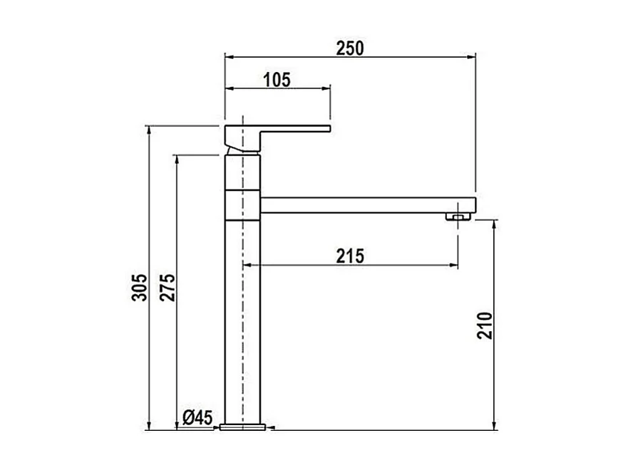 Miscelatore Egeo cromo per cucina