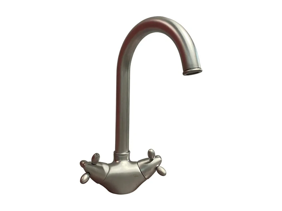 Miscelatore da cucina bicomando Paini Trixi 75CN572 satinato