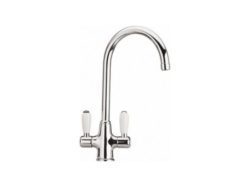 Miscelatore da cucina Paini 84CR544 cromato comandi ceramica