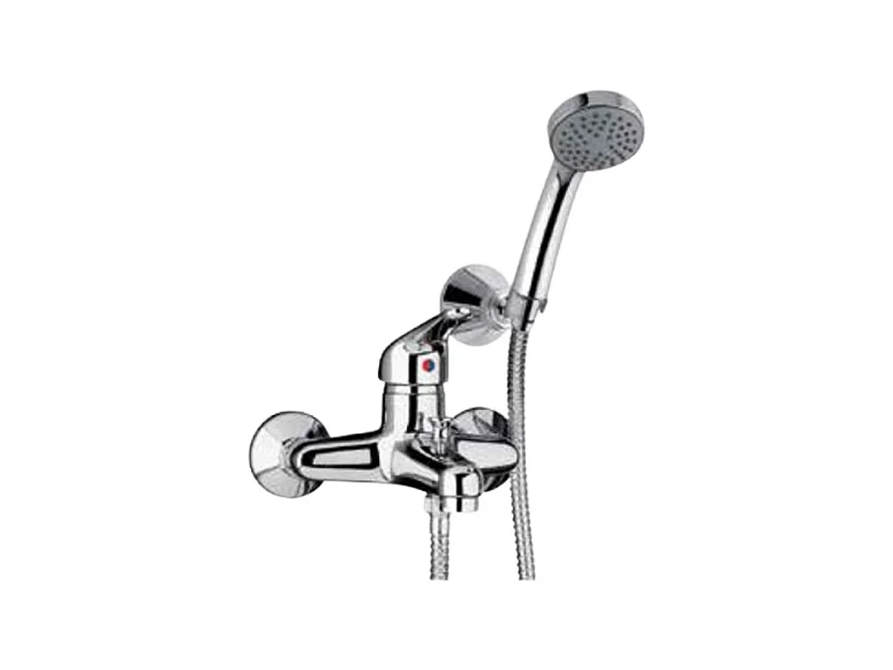 Miscelatore vasca da bagno Paini 44CR105 con doccia