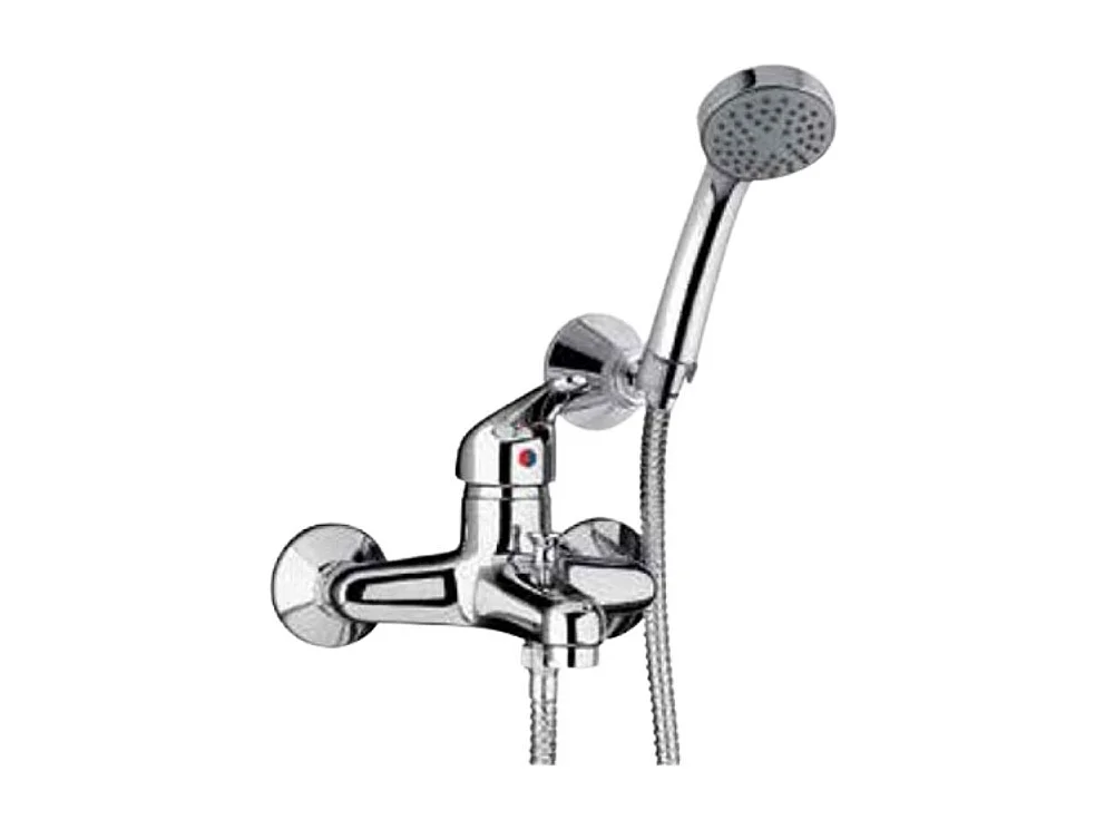 Miscelatore vasca da bagno Paini 44CR105 con doccia