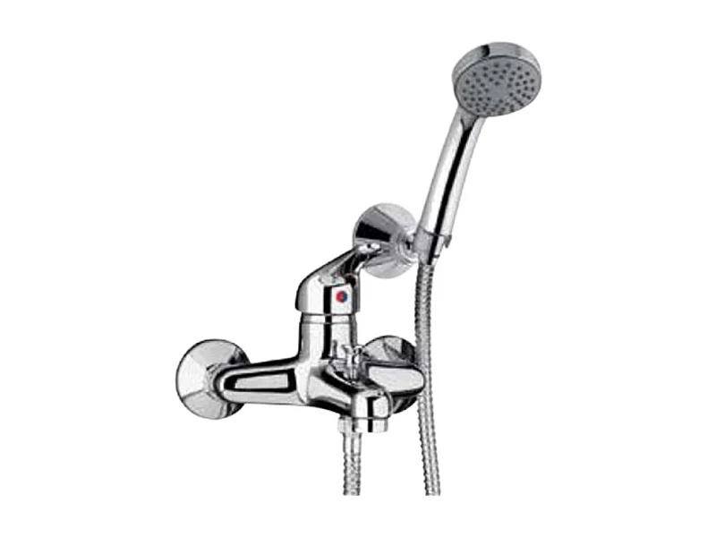 Miscelatore vasca da bagno Paini 44CR105 con doccia