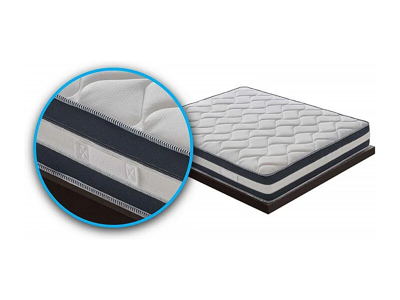 Materasso “Erik” non sfoderabile in memory foam e gel rinfrescante - 160x200
