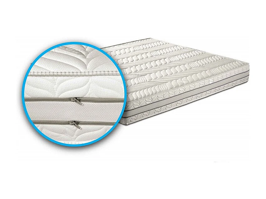 Materasso "Sirmione" in memory foam termico 3 strati e 7 zone differenziate - 160x190